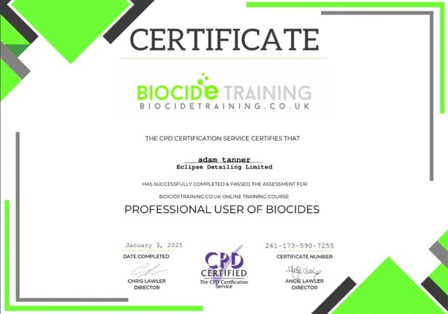 Safe Biocide Treatment